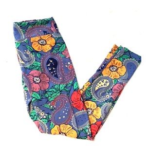 LuLaRoe OS Paisley Leggings